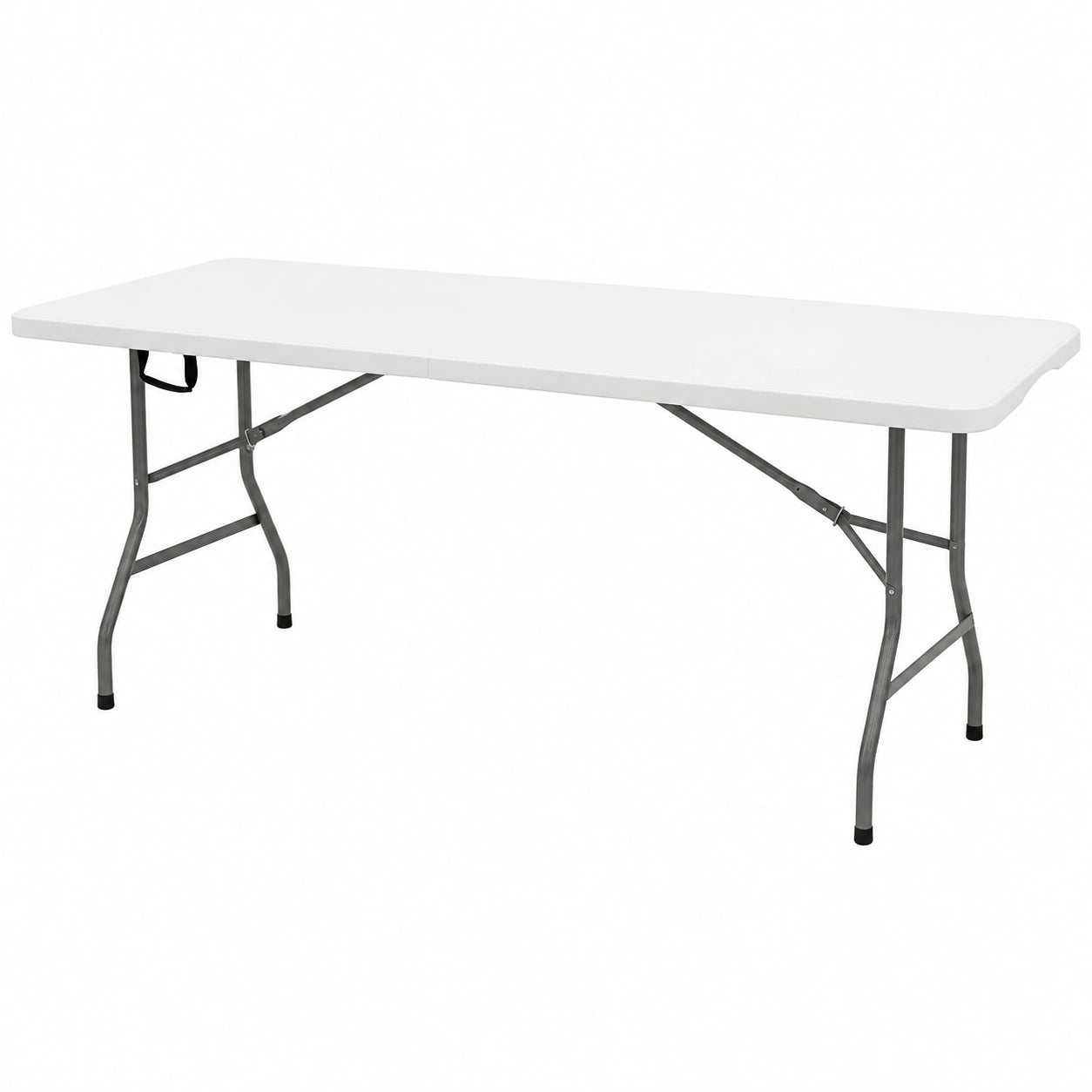 Lot de 2 tables pliantes rectangulaires 180 cm pour extérieur, camping et pique-nique