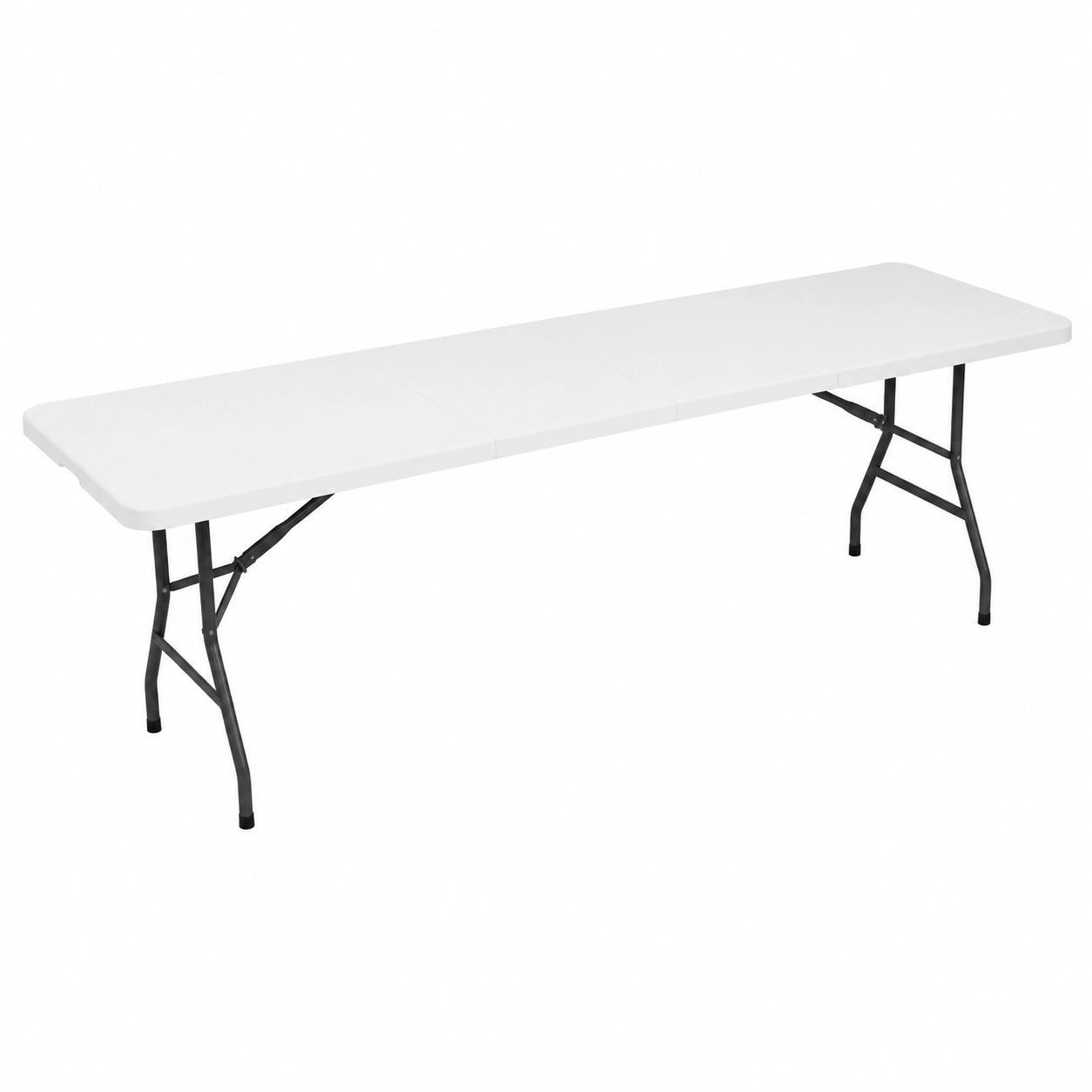 Table pliante multifonction pour extérieur, 10 places, 244 cm