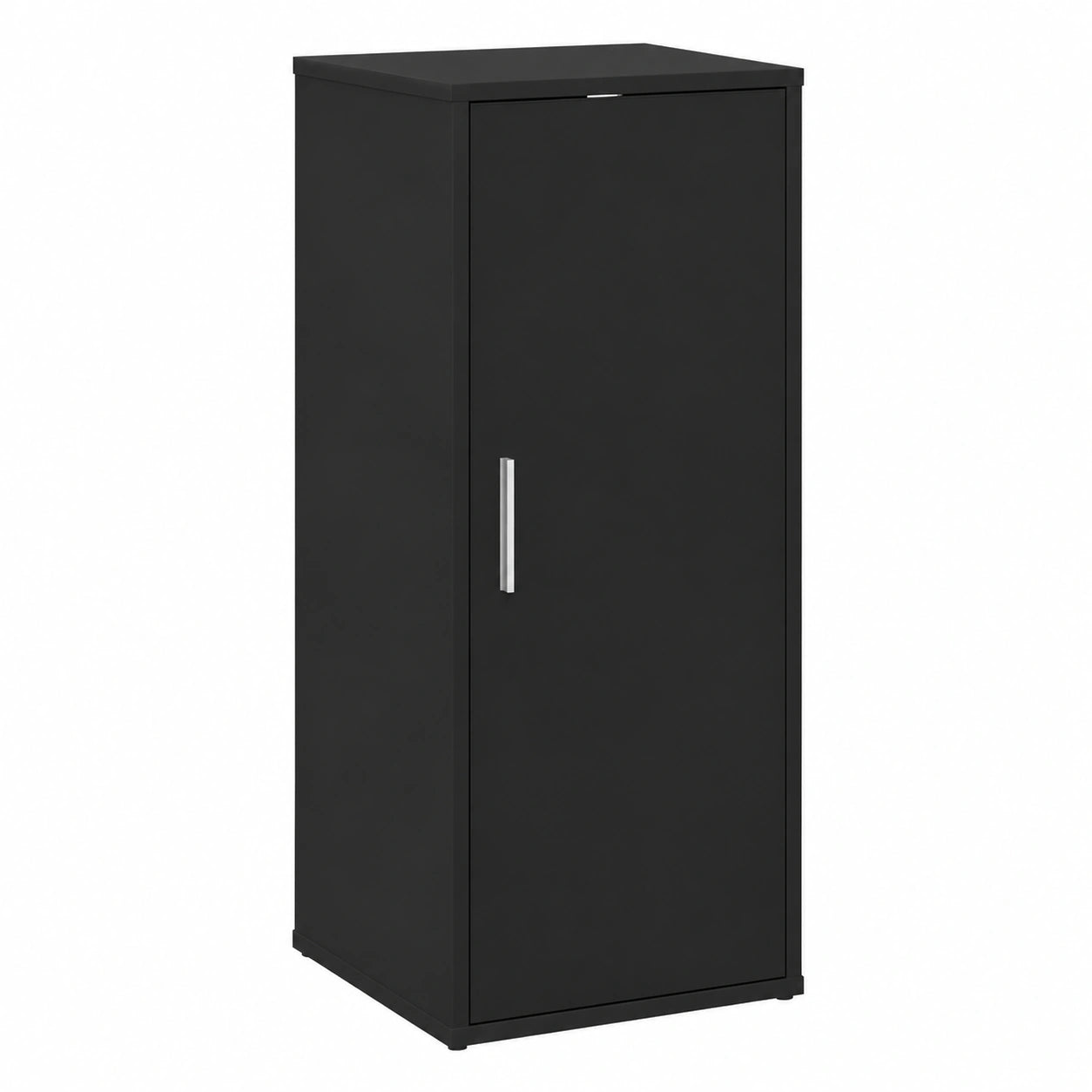 Armoire à chaussures noire avec étagères en bois ingénierie