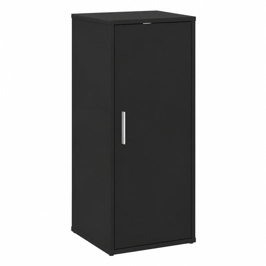 Armoire à chaussures noire avec étagères en bois ingénierie