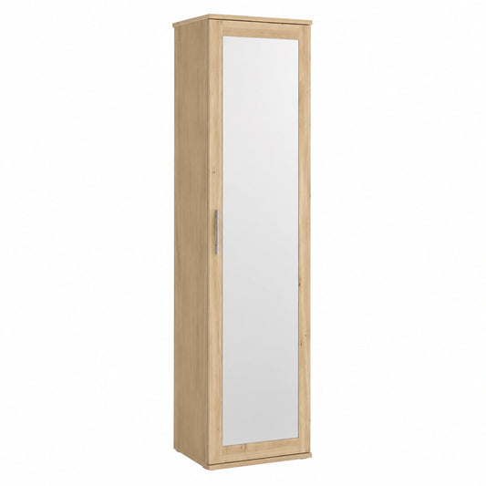 Armoire de Couloir avec Miroir et Étagères, Portes Réversibles