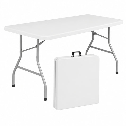 Table pliante extérieure portable avec poignées