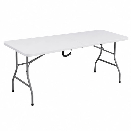 Table rectangulaire pliante 8 personnes pour intérieur et extérieur